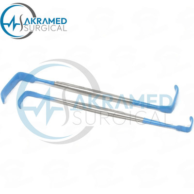 Set of 2 Ragnell Davis Insulated Double Ended Nasal Ent Thoracic Surgery