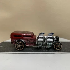 2005 Hot Wheels Pin Hedz Faster Than Ever #4/5 Way 2 Fast Dark Red w/FTE #094 NM