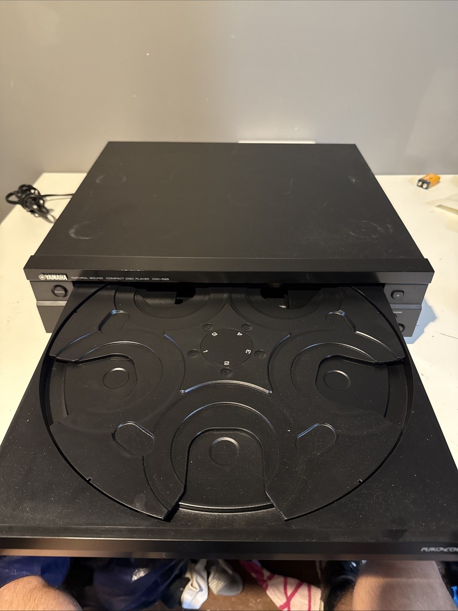 Yamaha CDC-585 Natural Sound 5 CD Disc Player Changer Works - No