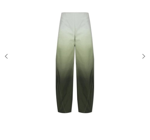 Alaia Wide Leg Ombre Cotton Trouser Womens Size 34
