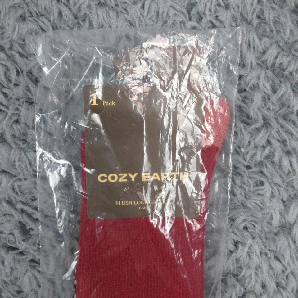 Acogedores Calcetines Tierra Para Mujer M/L Granate Isla Feria Peluche Salón Bambú Viscosa Nuevos con Etiquetas Foto 2 de 4