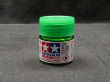 Tamiya X-25 Clear Green Acrylic Paint 10ml Mini Bottle 81525