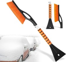 Snow Brush with Ice Scraper 2-In-1 Detachable Car Windshield Snow Brush