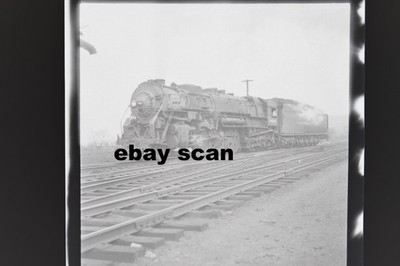 Original Negative: New York Central NYC 4-6-4 Hudson Steam #5406 Yard Scene '40s