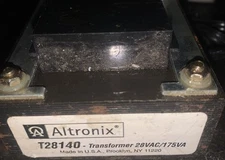 Altronix T28140 Open Frame Transformer 28VAC 175VA 6.25A Open Box