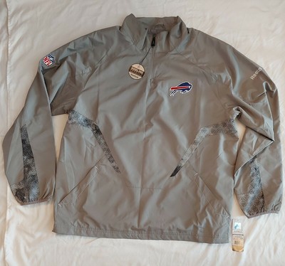 NWT Reebok Buffalo Bills 1/4 Zip Pullover Onfield Apparel Jacket Mens Size XL | eBay