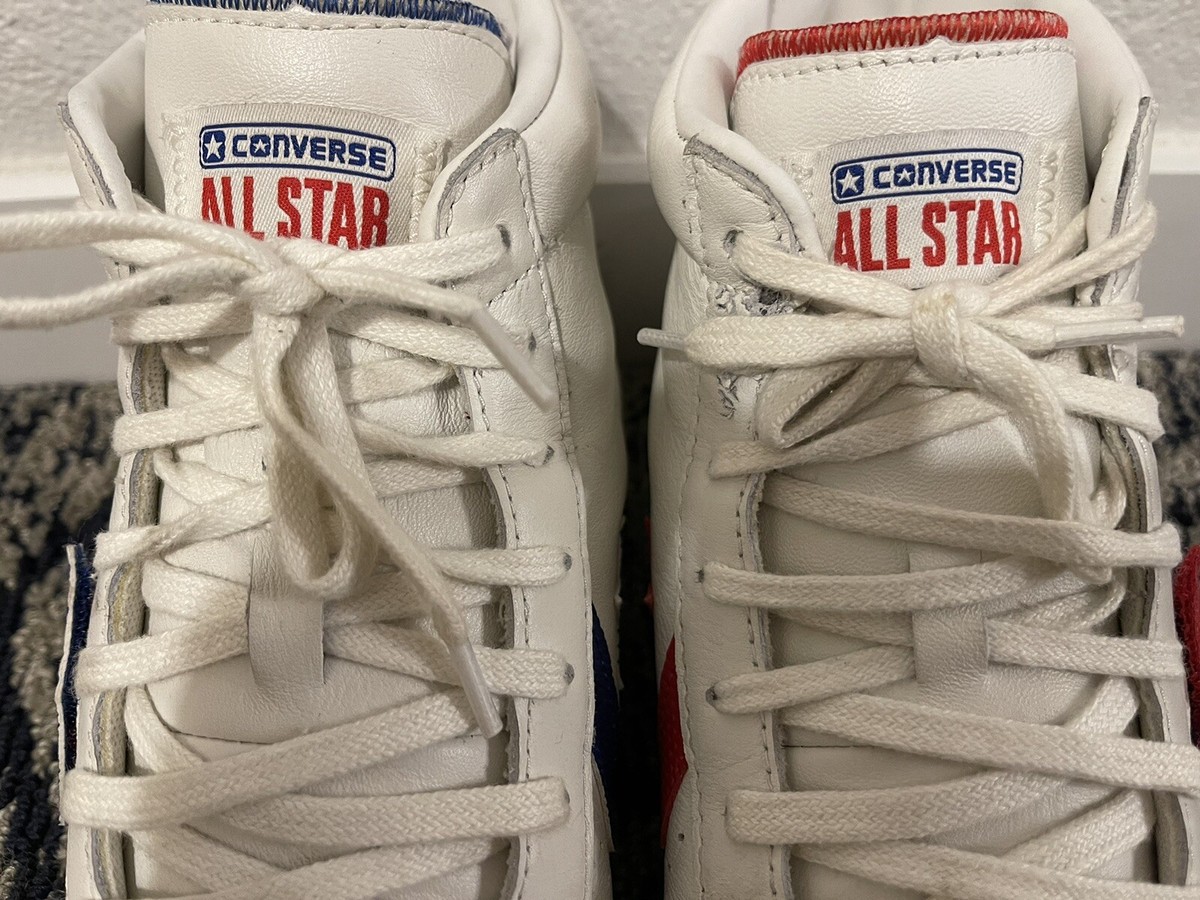 Converse Pro Leather All Star White High-top Sneaker Men Sz 10 | eBay