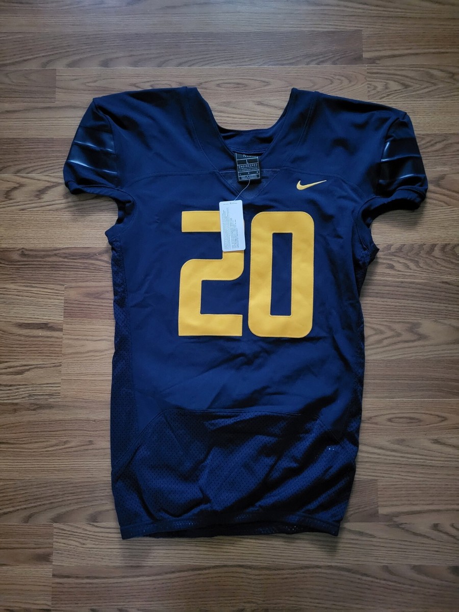 Nike Vapor Pro Football Jersey Men's Large Navy Blue Yellow | eBay