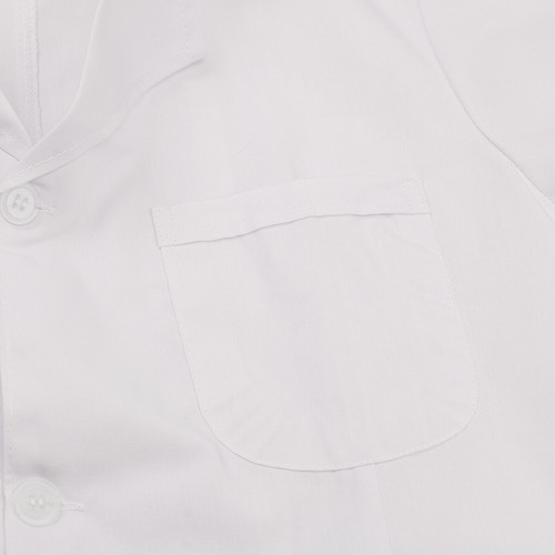 Women Mens White Long Sleeve Scrubs Lab Coat Medical Nurse Doctor Uniform Coat - Picture 17 of 18