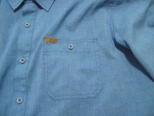 ORVIS Hemd Herren XL Classic Collection Blau Kurzarm Knopfleiste Angeln - Bild 3 von 11