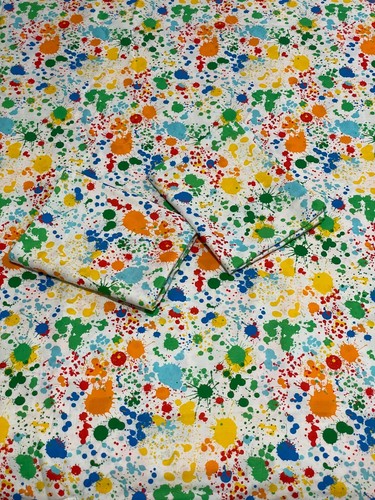 100%Cotton&Percale500TC3pcsKing/Queen Big Size Printed/Floral Flat/Top Sheet Set - Picture 99 of 226