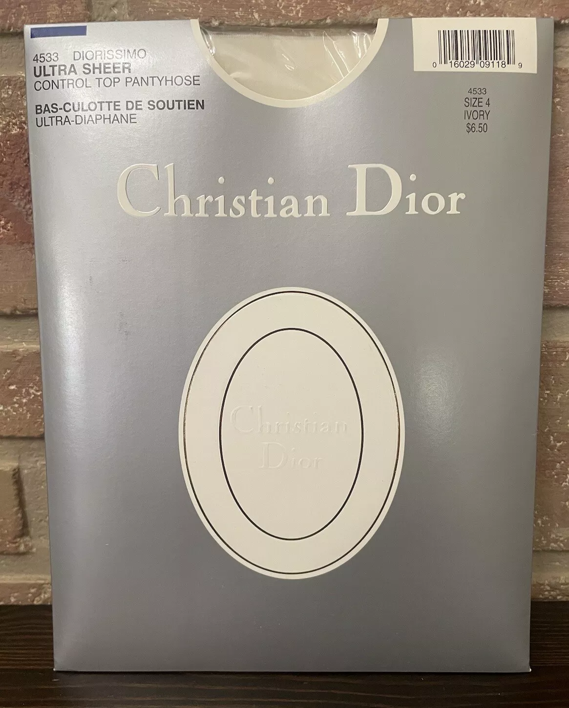 Vintage Christian Dior 4533 Diorissimo Ultra Pur Taille 4 Ivoire