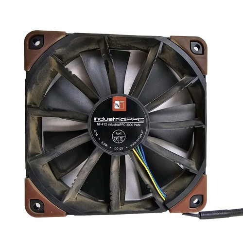 Noctua NF-F12 iPPC-3000 PWM 120mm Black Fan 4-Pin 3000-RPM *PLEASE READ* - Afbeelding 3 van 3