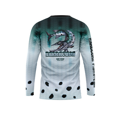 BARRACUDA HOT FISH - Men s Long Sleeve Fishing Shirt   UPF Protection