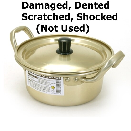 Korean Noodle Ramen Ramyun Pot, Size(14, 16, 18, 20cm) Damaged Dented Shocked