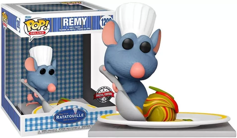 Funko Pop Ratatouille Remy with Ratatouille Deluxe Pop Vinyl