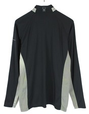 SPYDER Sweatshirt Herren LARGE Pullover Half Zip Mock Neck Thin Spider Web