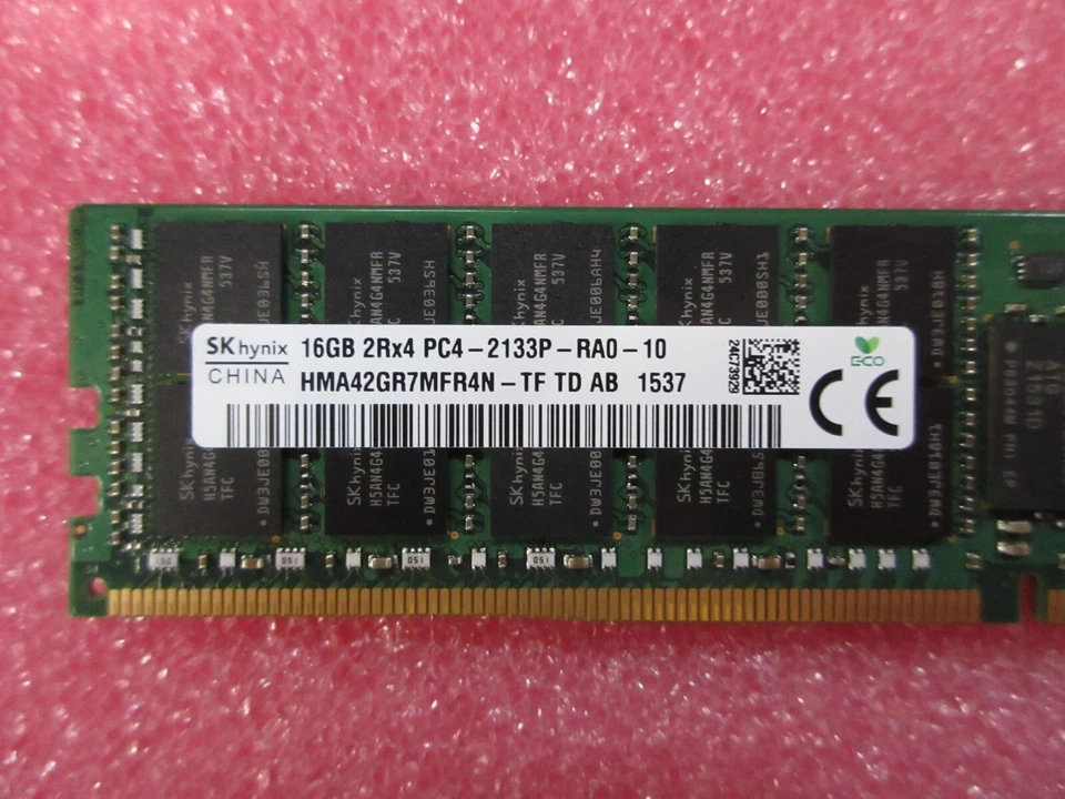 SK Hynix 16GB PC4-2133P-R 2Rx4 ECC HMA42GR7MFR4N-TF 288-PIN DIMM Server Memory - Image 3 of 3