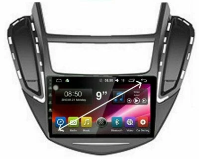 HOLDEN TRAX 2013-17 HEAD UNIT GPS BLUETOOTH APPLE CARPLAY ANDROID AUTO &CAMERA