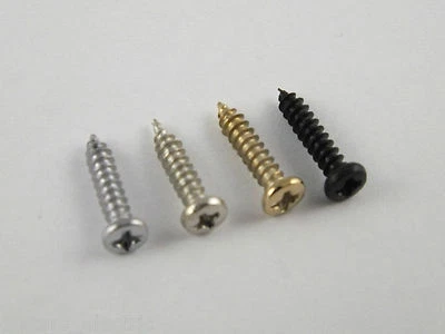 MACHINE HEAD TUNER SMALL fixing SCREWS Chrome Nickel Black or Gold