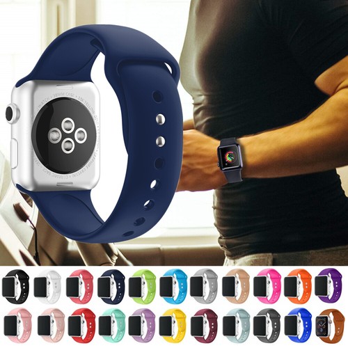 Stampa cinturino sportivo in silicone per iWatch per Apple Watch 38/42/41/45 mm braccialetto - Foto 11 di 124