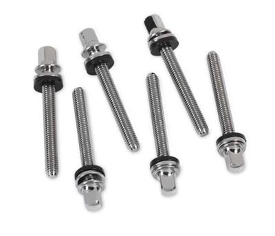 NEW - DW Tension Rods (6) M5 0.8 x 1.65'' For Snare/Tom, Chrome, #DWSM165C