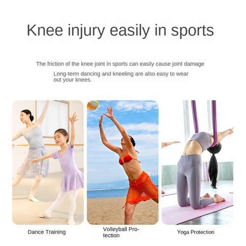 1Pair Protective Sports Knee Pads for Men Women Kids Knees Knee Braces Yoga - Picture 10 of 18