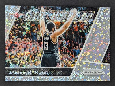 2017-18 Panini Prizm Get Hyped! Prizms Fast Break #GH-JH James harden REFRACTOR