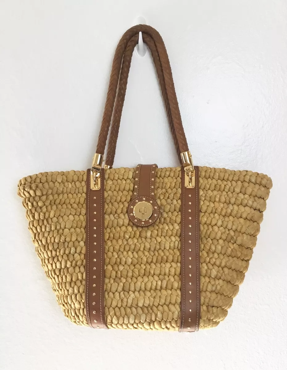 Michael kors straw best sale handbags