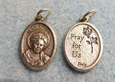 Carlo Acutis 3/4" Oval Medal - Pray for Us - Epoxy Die Cast Italian OX Medal