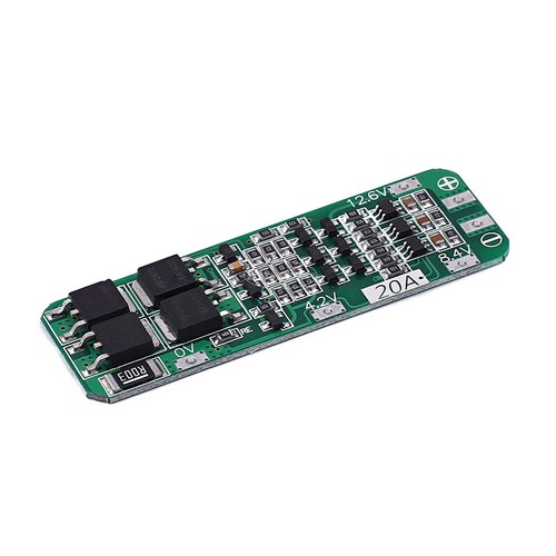 3S 20A 18650 Li-ion Lithium Battery Charger Protection Board 11.1V 12V 12.6V - Photo 2/6