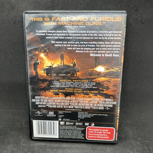 Death Race DVD 2008 Region 2,4,5 - Picture 2 of 5
