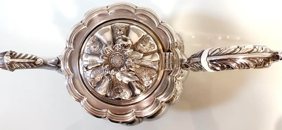 Barker Ellis Co. Vintage Silver Plate 1931 5-Pc Hand-Chased