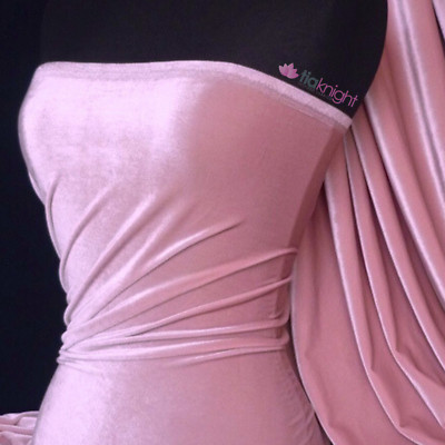 Samt/Velours glatte Oberfläche 4-Wege-Stretch Spandex Stoff - Q559 von Tia Knight