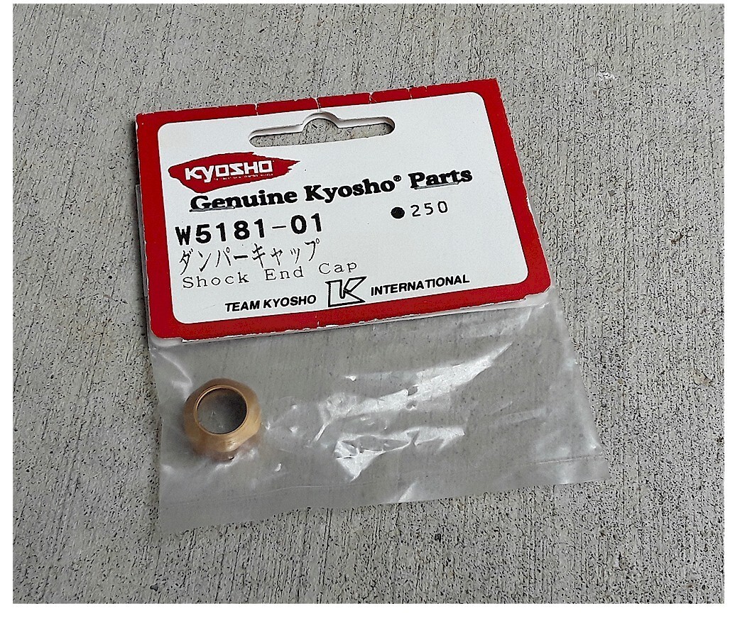2️⃣ RC Vintage Kyosho W5181-01 Shock Damper End Cap RT5 RT6 RB5 RB6 SC