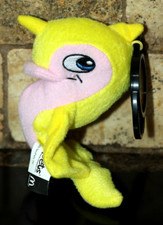 Neopets McDonalds 2005 Yellow Flotsam Mini Promo Plush Toy with Clip