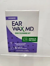 Eosera EARWAX MD Earwax Cleaning Kit with Rinsing Bulb 0.5 Oz Ear Drops NEW