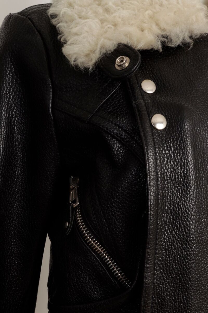 BALENCIAGA NICOLAS GHESQUIERE A/W 2004 RUNWAY LEATHER AND BALENCIAGA NICOLAS GHESQUIERE A/W 2004 RUNWAY LEATHER AND