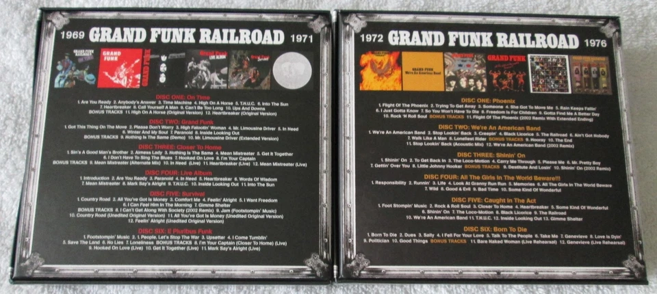 Grand Funk Railroad - Trunk of Funk Vol 1+2 *2x6CDs*Box-Sets* (Mark Farner) - Bild 2 von 4