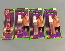 3 Rubie's Fake Blood Zombie Spray Halloween Makeup 2 fl oz Faux Sang 1 Vampire