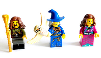 LEGO Build A Minifigur (BAM) 2024 Medieval Thugs: 3x Citizens Mittelalter, neu