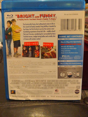 Diary Of A Wimpy Kid DVD with Insert - Picture 2 of 3