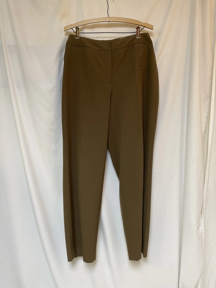 Talbots Pants Plus Size 14W Classic Stretch 36 X 31 Machine Wash Career