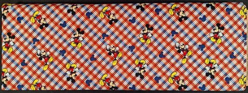 MICKEY ON DIAGONAL WOVAN PLAID COTTON FABRIC By SPRINGS CREATIVE PRODUCTS GROUP - Picture 2 of 8