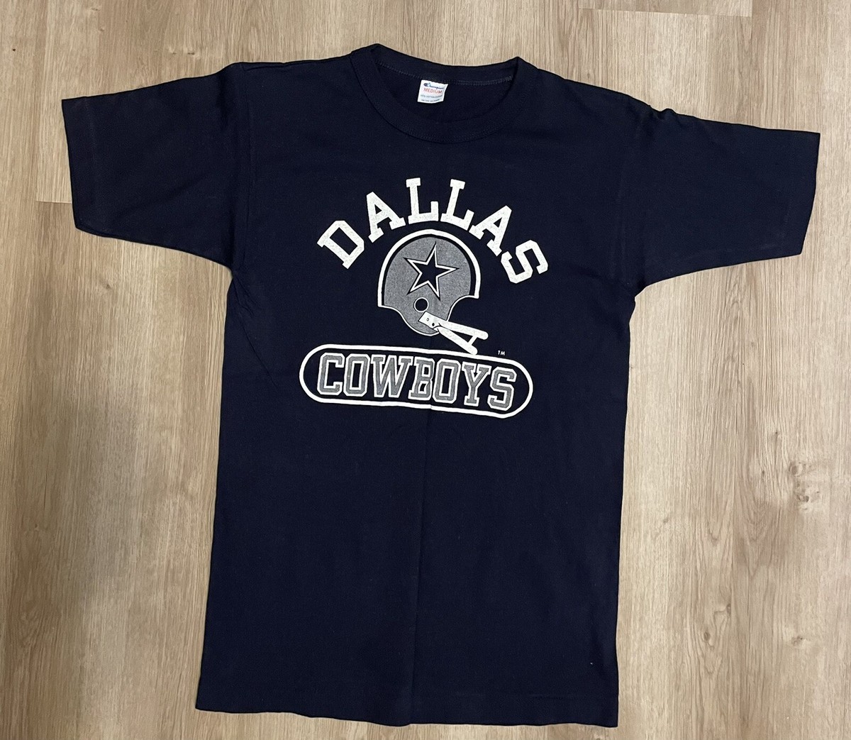 VTG NWOT 1980's DALLAS COWBOYS T-Shirt By Champion Medium Tee NFL