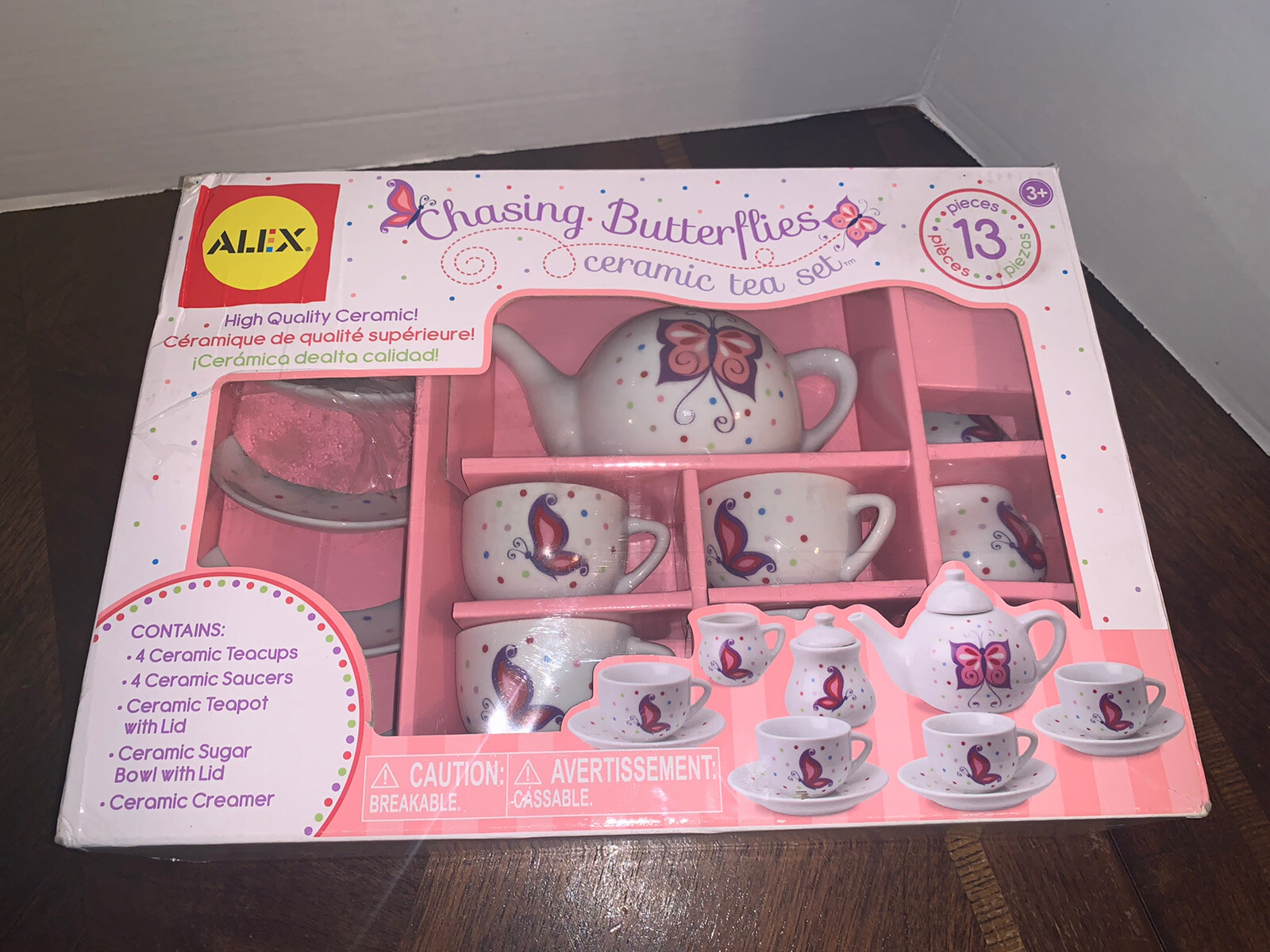 alex toys chasing butterflies ceramic tea set