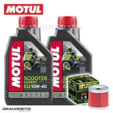 Suzuki AN 400 Burgman 2007-2016 Tagliando Olio Motul SCOOTER EXPERT 4T 10W-40...