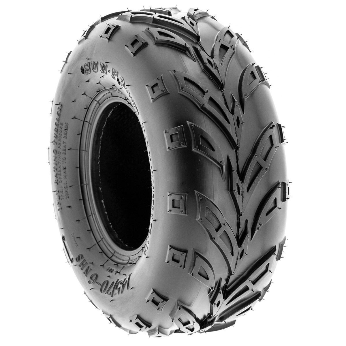 14 In Atv Tires Pair Of 2, 145/70-6 145/70x6 Quad ATV All Terrain AT 6 Ply Tires A051 By SunF - Online Marketplace 7 In Atv Tires - Foto 5