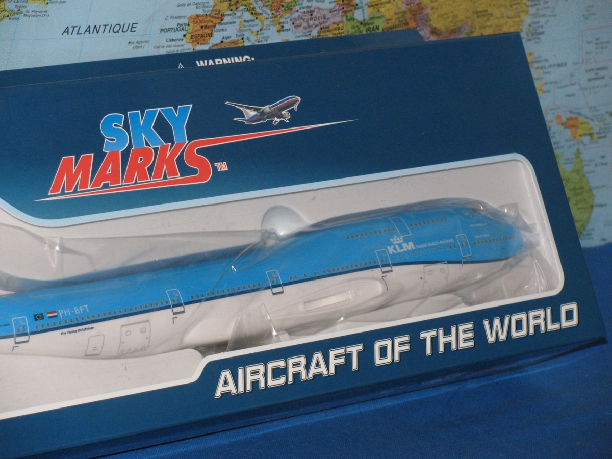SKYMARKS 1/200 KLM ボーイング747 SKYMARKS KLM 747-400 1/200