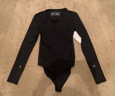 Nike Lab City Ready Women's Size XS Bodysuit in Black DA0252-010